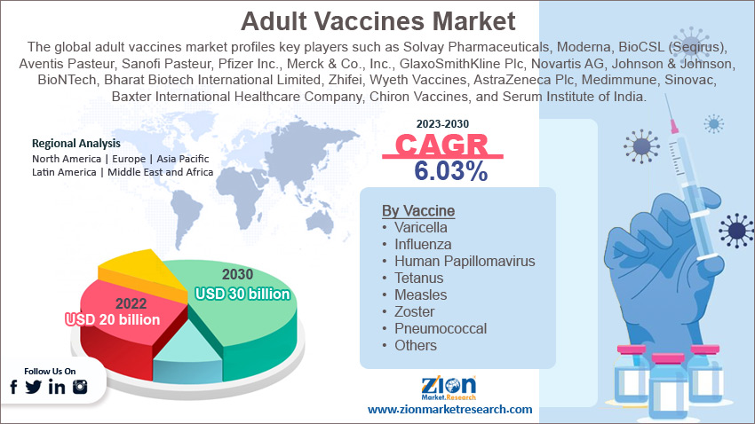 Global Adult Vaccines Market size