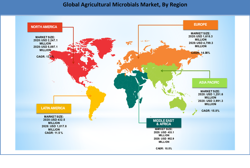 Global Agricultural Microbials Market Regional Analysis