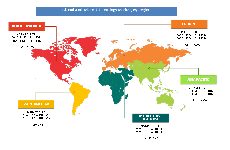 Anti-Microbial Coatings Market By Region