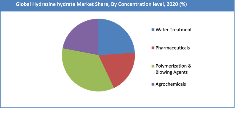 Global Hydrazine Hydrate Market Share,By-Concentration level