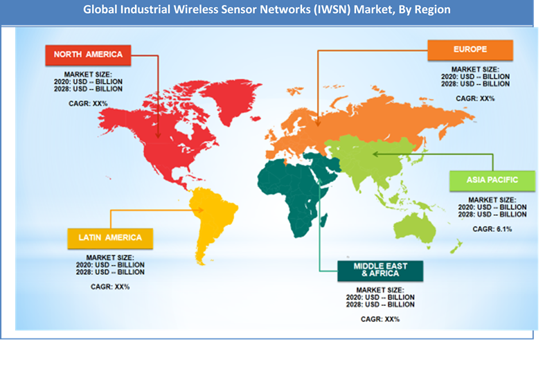 Global Industrial Wireless Sensor Networks (IWSN) Market Regional Analysis