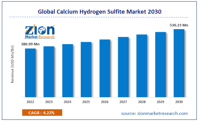 Global Calcium Hydrogen Sulfite Market  Size