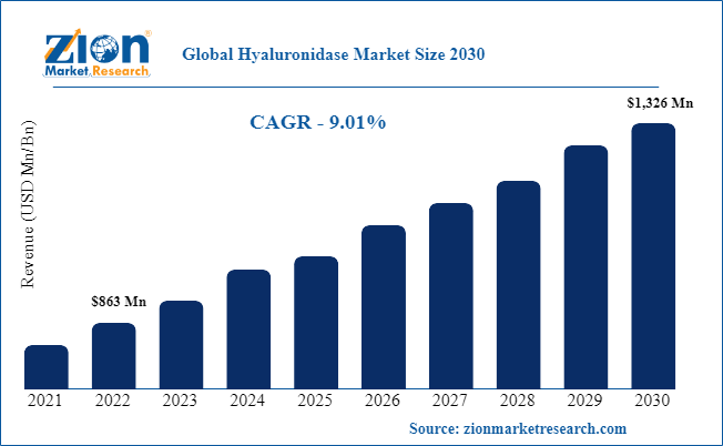 Global Hyaluronidase Market Size