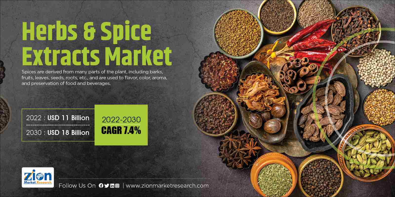 Global Herbs & Spice Extracts Market Size